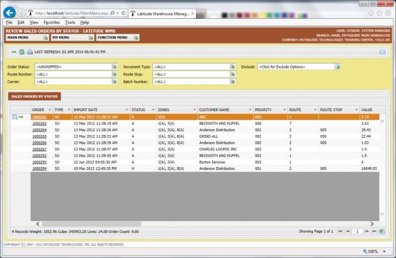 Latitude WMS Software - WMS Pricing, Demo & Comparison Tool