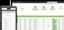A mobile view of active picks in Mobe3 WMS, including a 'direct me' button, order details and quantities. Behind it is a SO lifecycle overview on a desktop, with the 'packages' submenu open